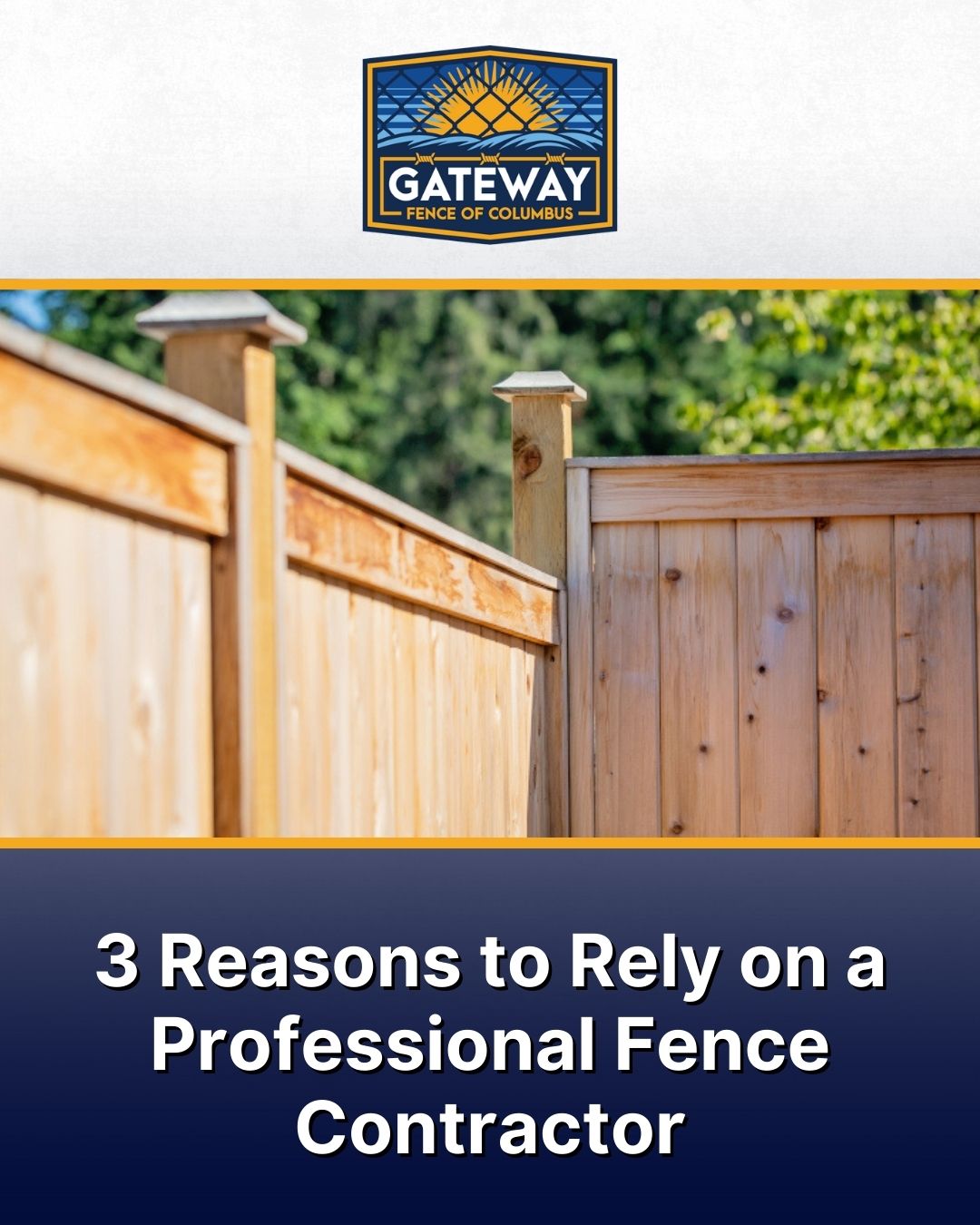 3 Reasons to Rely on a Professional Fence Contractor