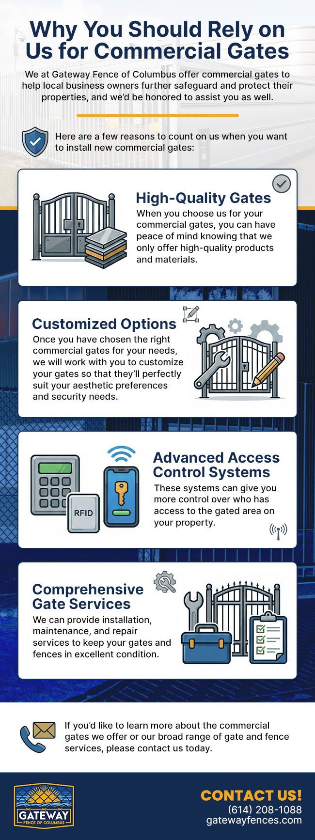 Why You Should Rely on Us for Commercial Gates